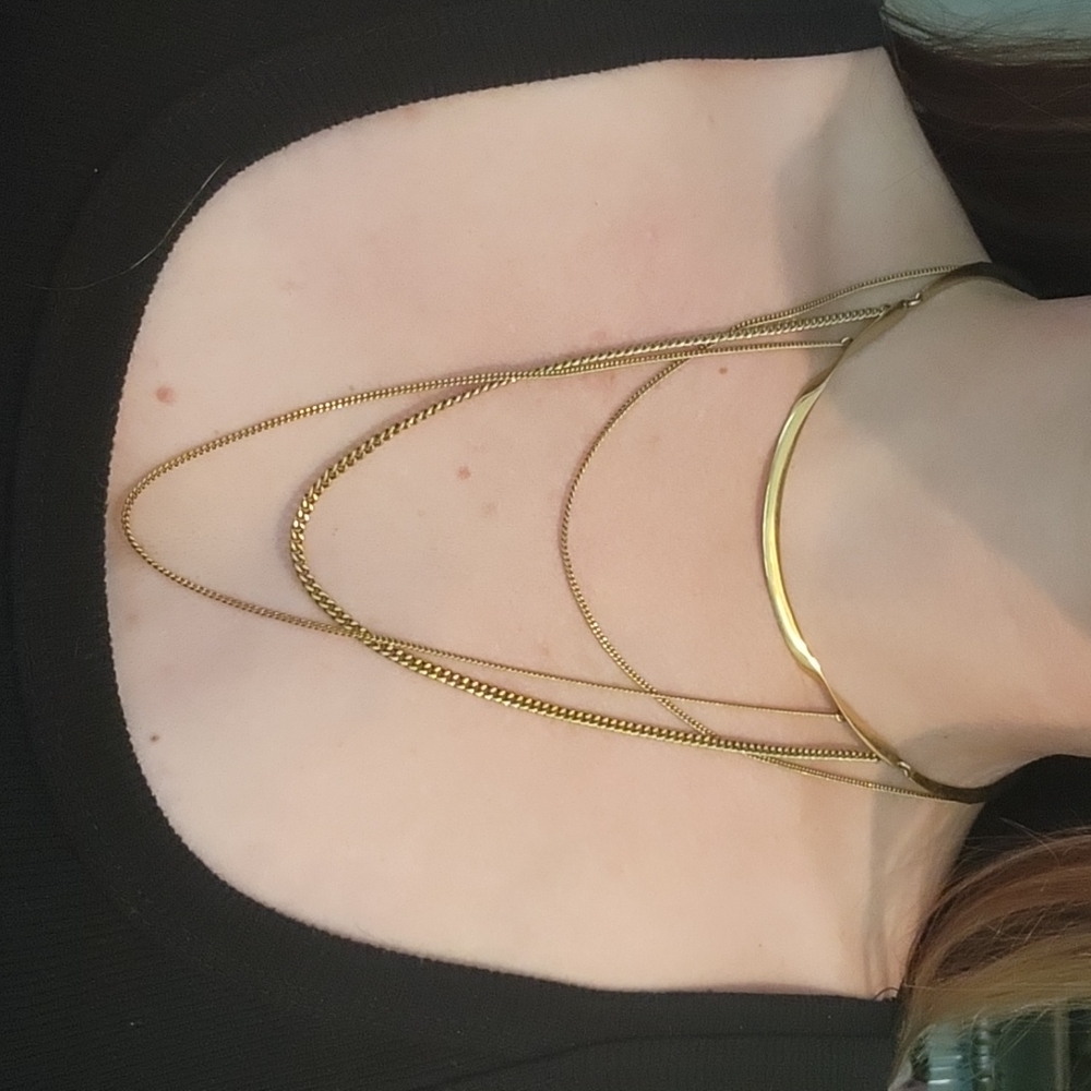 💅Stella and Dot Layered Chain Necklace